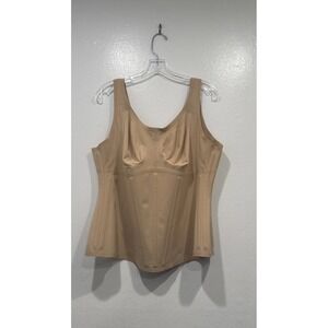 HONEYLOVE Boldness Tank Shapewear Plus Size 3X Nude Boning Slimming Sleeveless
